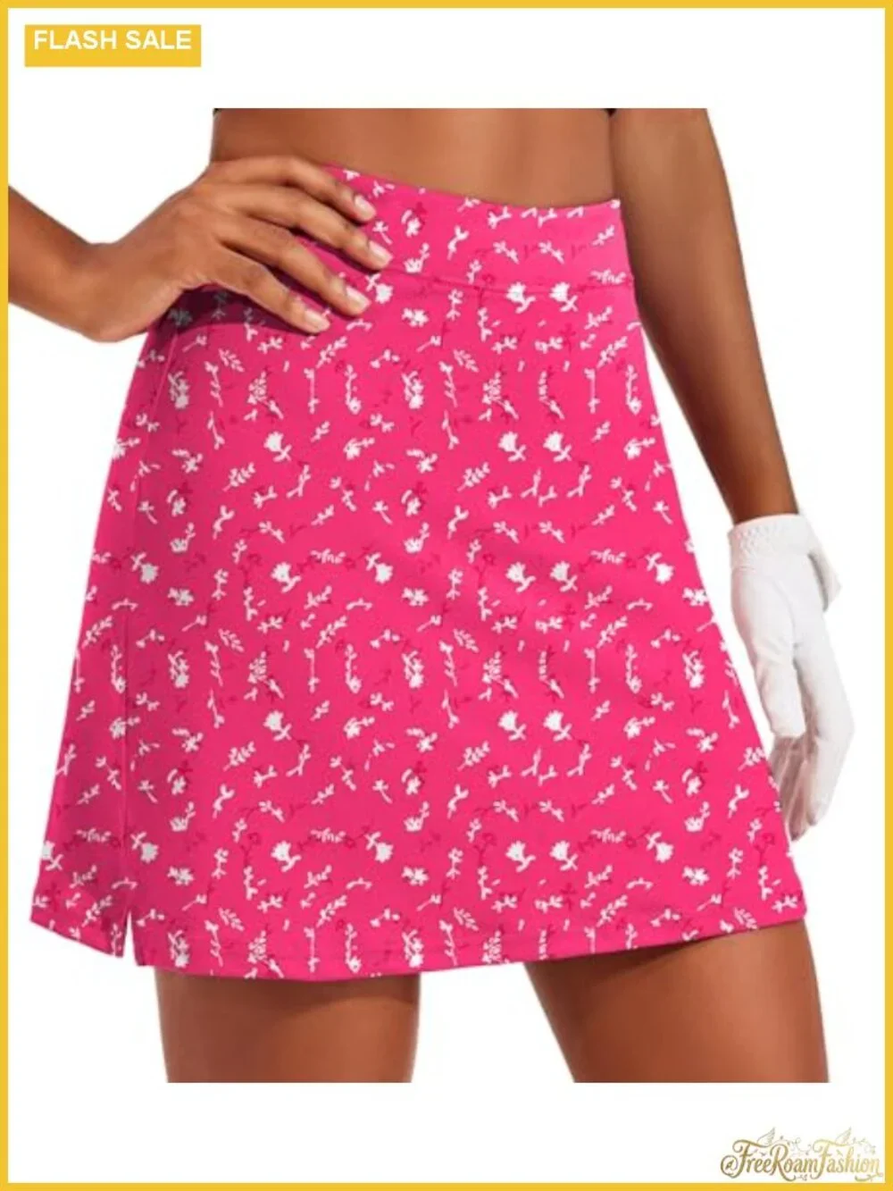 Women's Skort with Pockets Silicone Grippers Athletic Golf Tennis